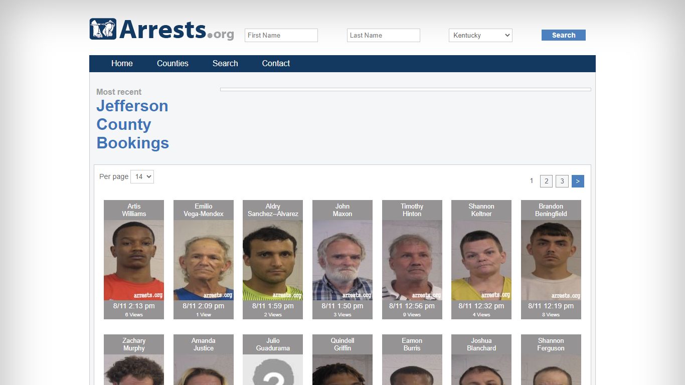 Jefferson County Arrests and Inmate Search