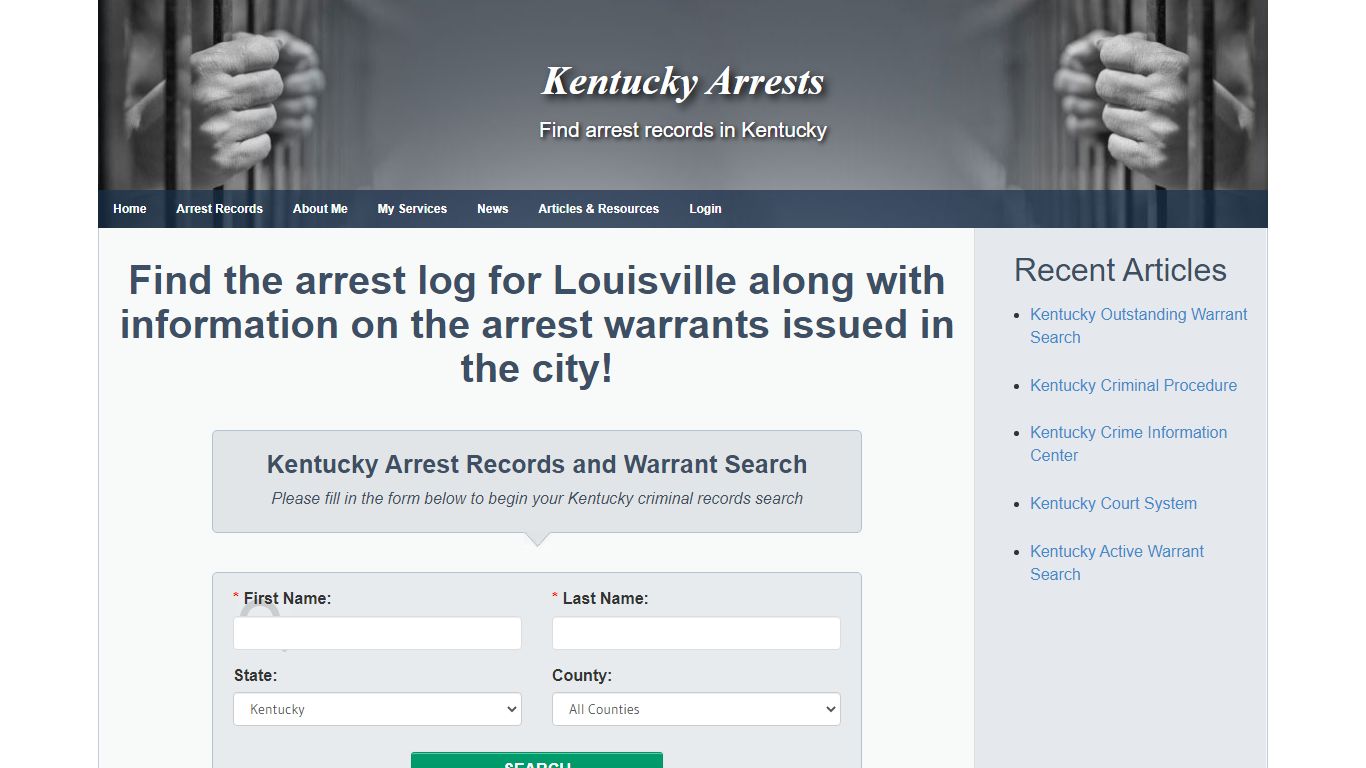 Louisville Arrest Records and Warrant Search